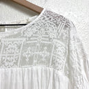 Sheer Neckline Blouse-4