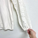 Lace V-Neck Sweater-5