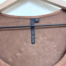 Faux Suede Blouse-4