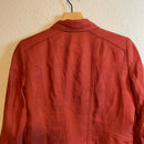 Linen Blend Blazer Jacket-9