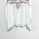 Eyelet Floral Embroidered Top-5