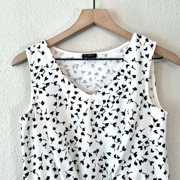 Floral Tie Front Blouse