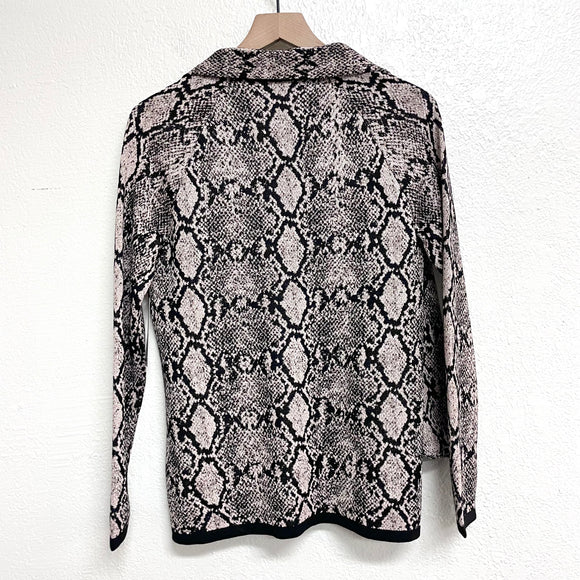 Python Neck Tie Sweater