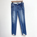 Distressed Slim Jeans-1