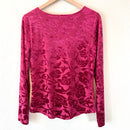 Velvet Floral Top-6