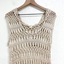 Open Knit Crochet Top-3
