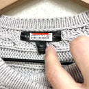 Cable Knit Moto Sweater Jacket-4