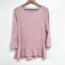Linen Bell Sleeve Top-2