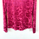 Velvet Floral Top-5