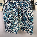 Abstract Print Linen Jacket-4