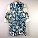 Abstract Print Linen Jacket-10