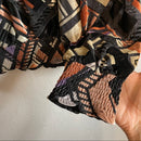 Geo Burnout Velvet Blouse-5