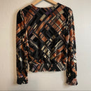 Geo Burnout Velvet Blouse-10