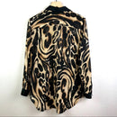 Animal Print Button Up Blouse-4