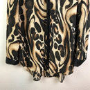 Animal Print Button Up Blouse-7