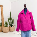 Fleece Open Front Jacket-1