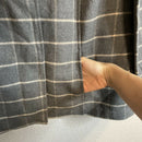 Cape Windowpane Plaid Poncho Jacket-5