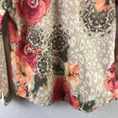 Floral Leopard Button Up Blouse-11