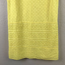 Eyelet Overlay Shift Dress-11
