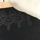 Embellished Velvet Trim Cardigan-12