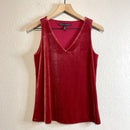 Velvet Sleeveless Top-2
