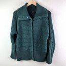 Cable Knit Snap Cardigan Jacket-2