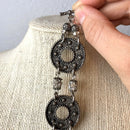 Circle Beaded Link Bracelet-2
