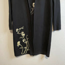 Floral Embroidered Knit Cardigan-4