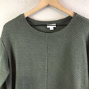 Texture Knit Pocket Tunic Top-3
