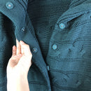Cable Knit Snap Cardigan Jacket-6
