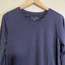 Cotton Blend Long Sleeve Tunic Tee-3