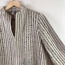 Lace Ribbed Zip Jacket-7