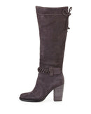 Braided Suede Tall Boots-10
