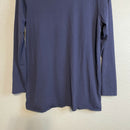 Cotton Blend Long Sleeve Tunic Tee-4