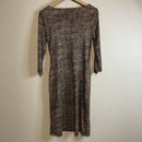 Ruched Side Faux Wrap Dress-8