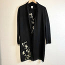 Floral Embroidered Knit Cardigan-2