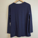 Cotton Blend Long Sleeve Tunic Tee-6