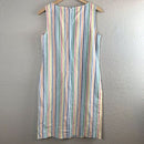 Striped Linen Dress-6